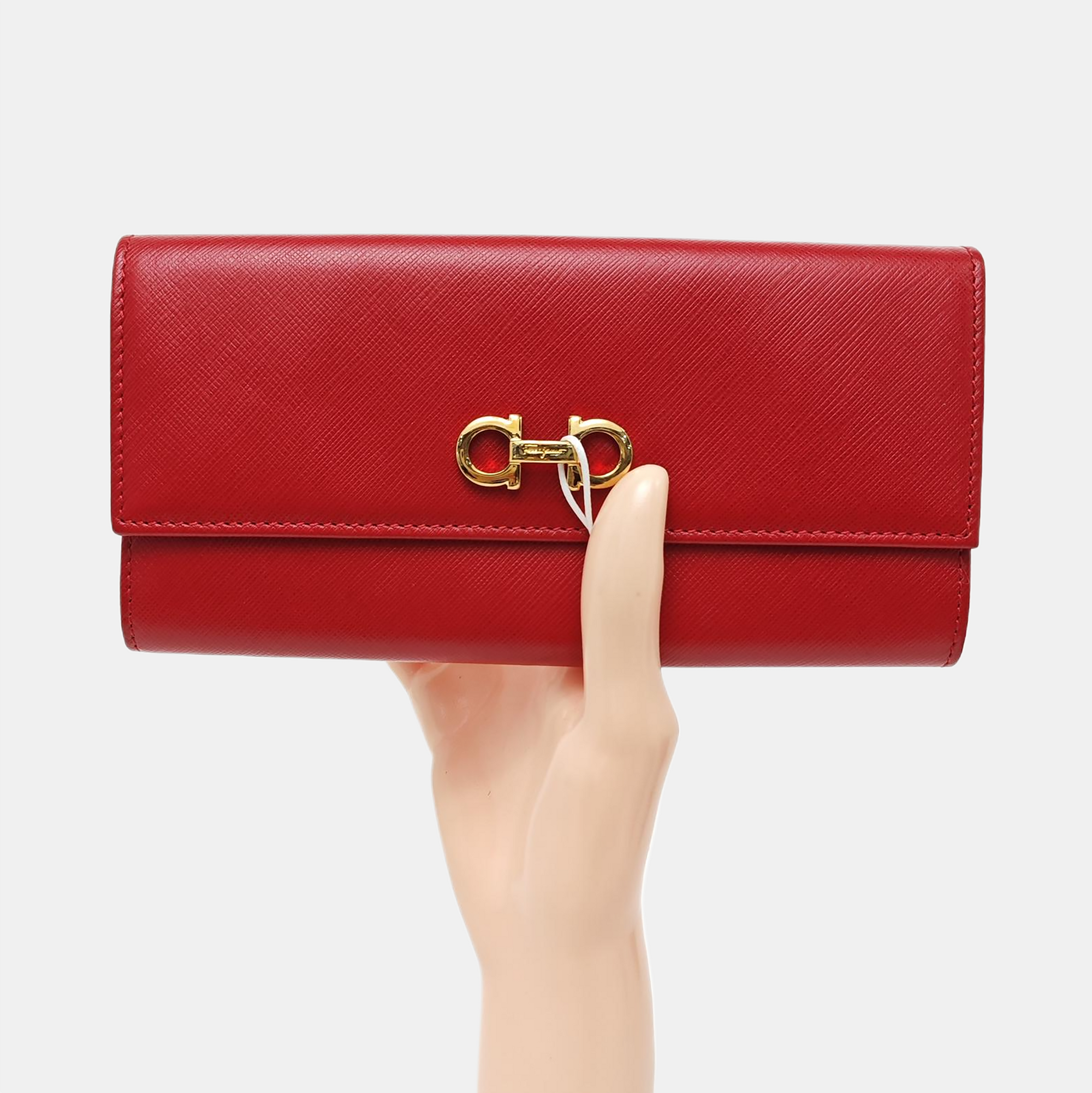 Vara Calfskin Red Wallet