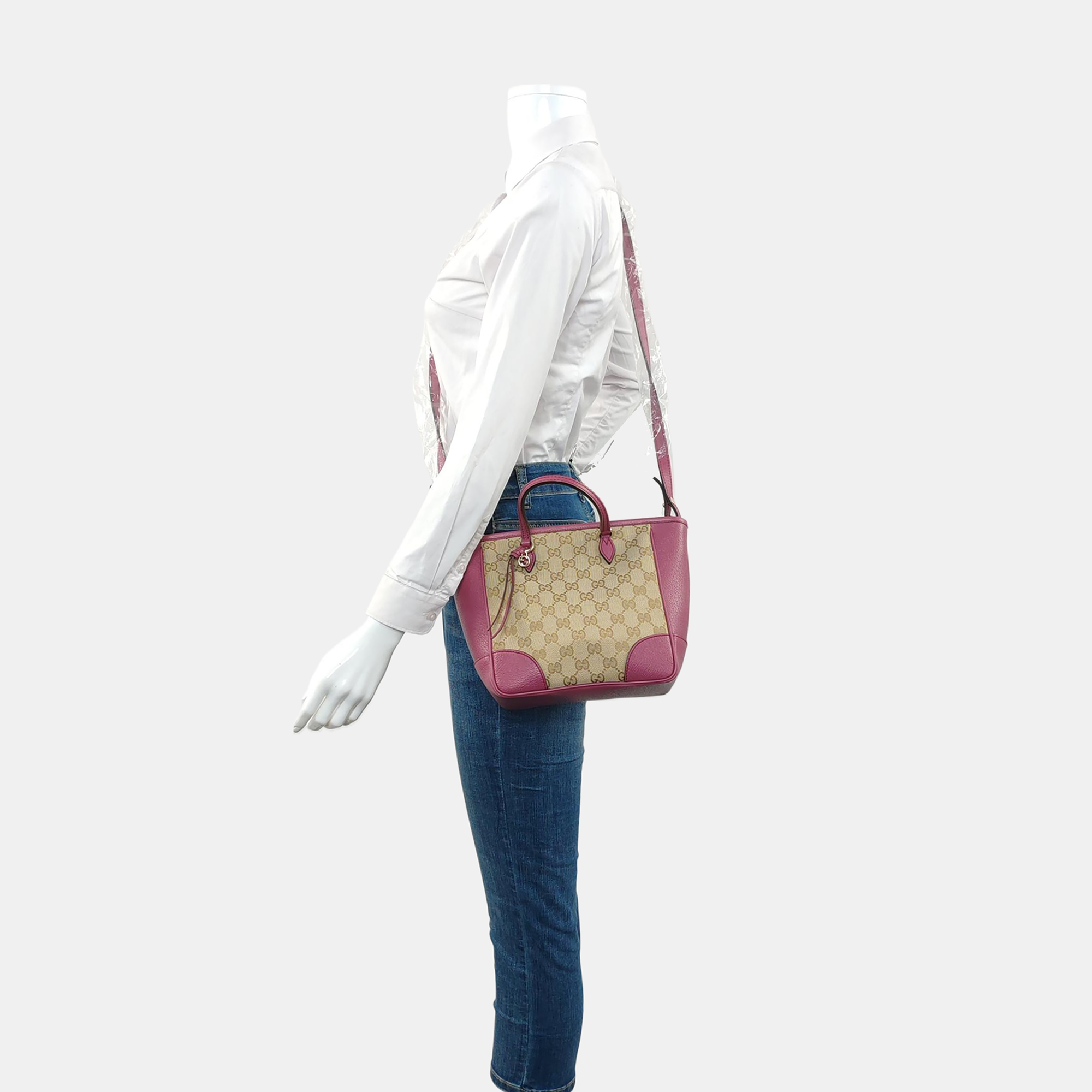 Authenticated pre-owned  Bree Monogram Canvas Beige - Shoulder Bag at Looply
