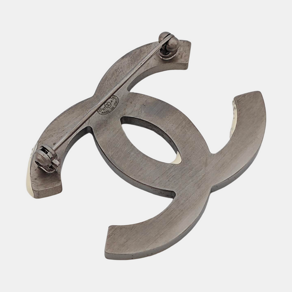 Metal Silver Brooch