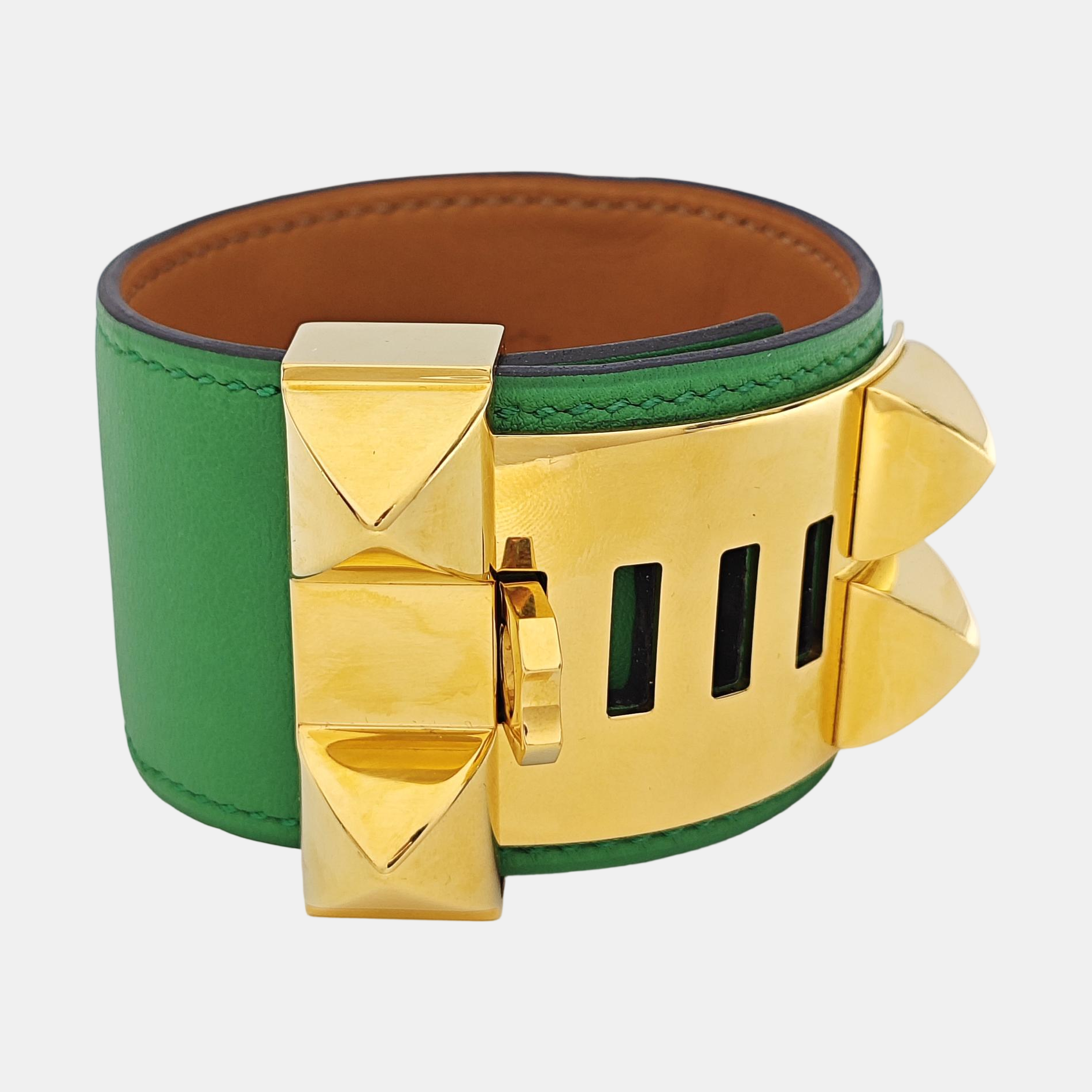 Collier De Chien Metal Green Bangle