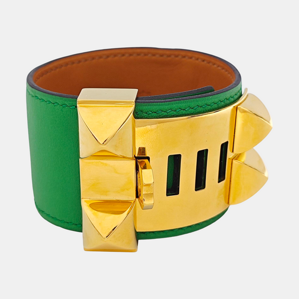 Collier De Chien Metal Green Bangle