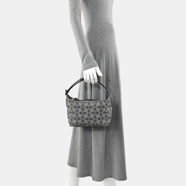 Monogram Canvas Top Handle Bag Blue