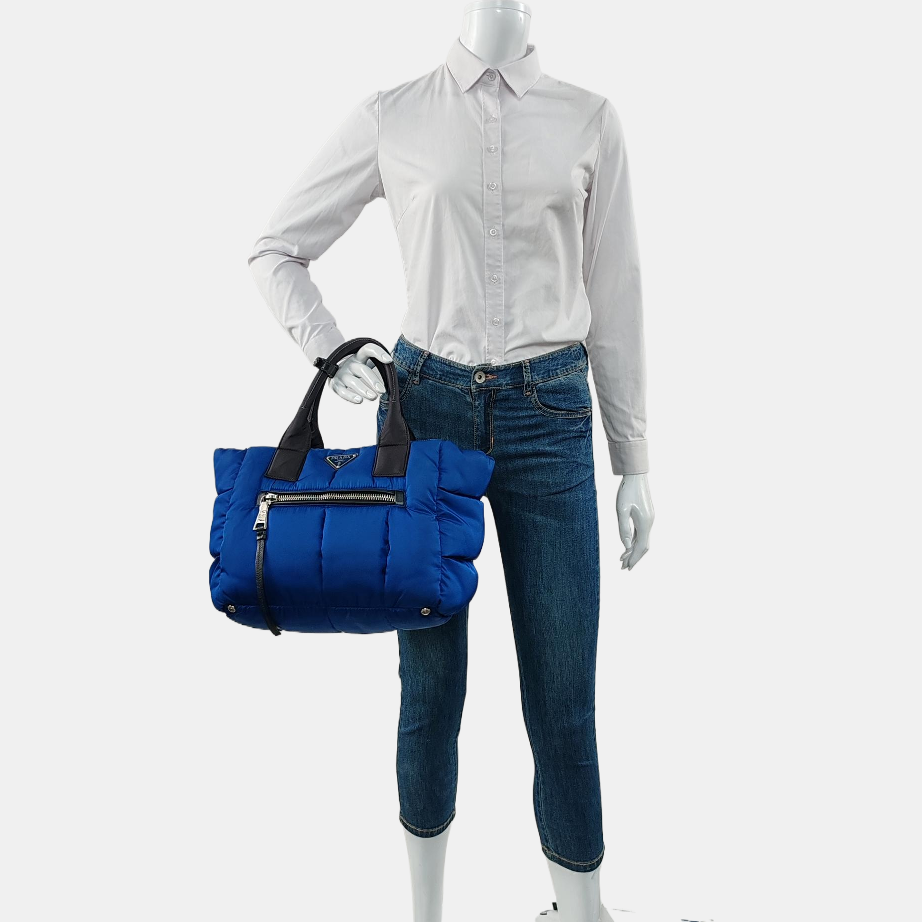 Quilted Nylon Blue