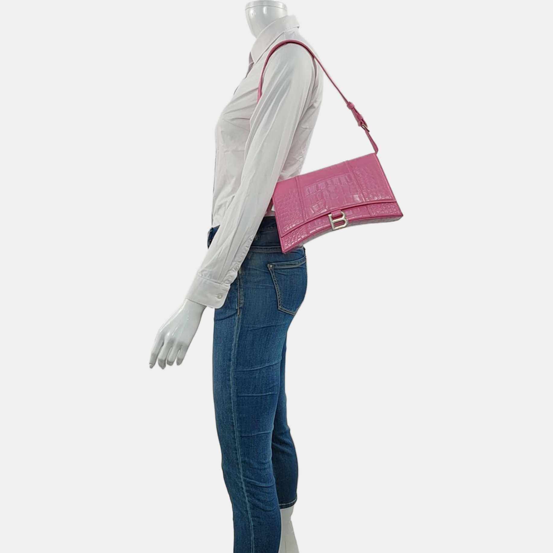Hourglass Small Calfskin Pink