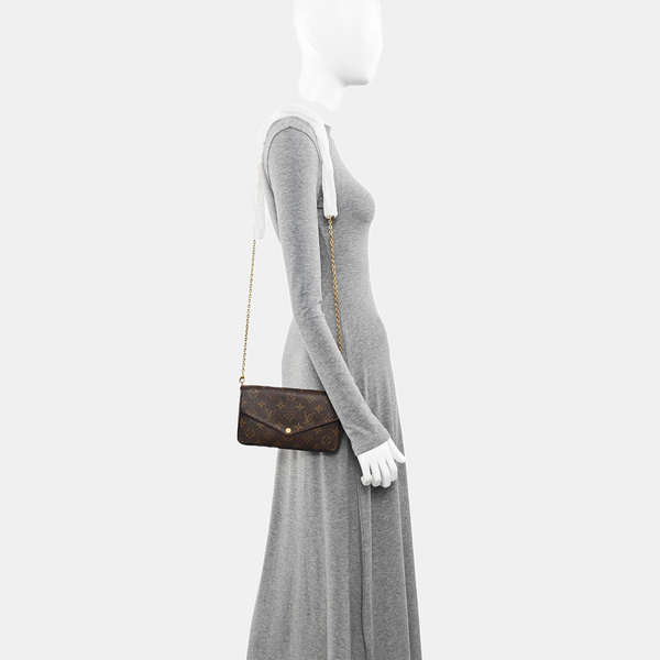 FÉLICIE Monogram Coated Canvas Brown