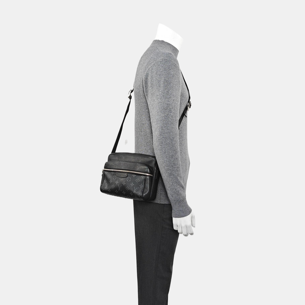 OUTDOOR PM Monogram Coated Canvas Black