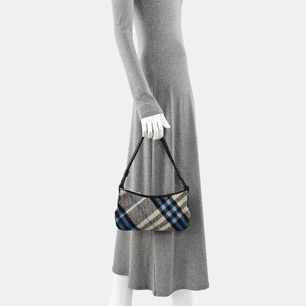 Fabric Top Handle Bag Multicolor