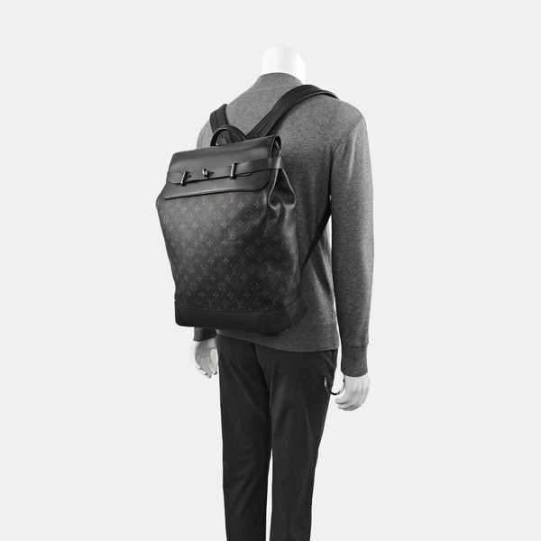 STEAMER Monogram Coated Canvas Black