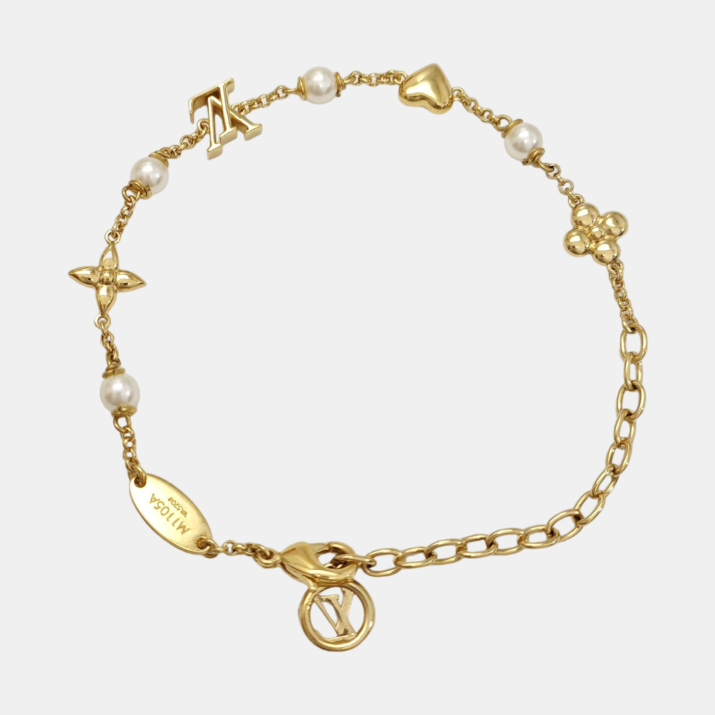 HEART Metal Gold Bracelet