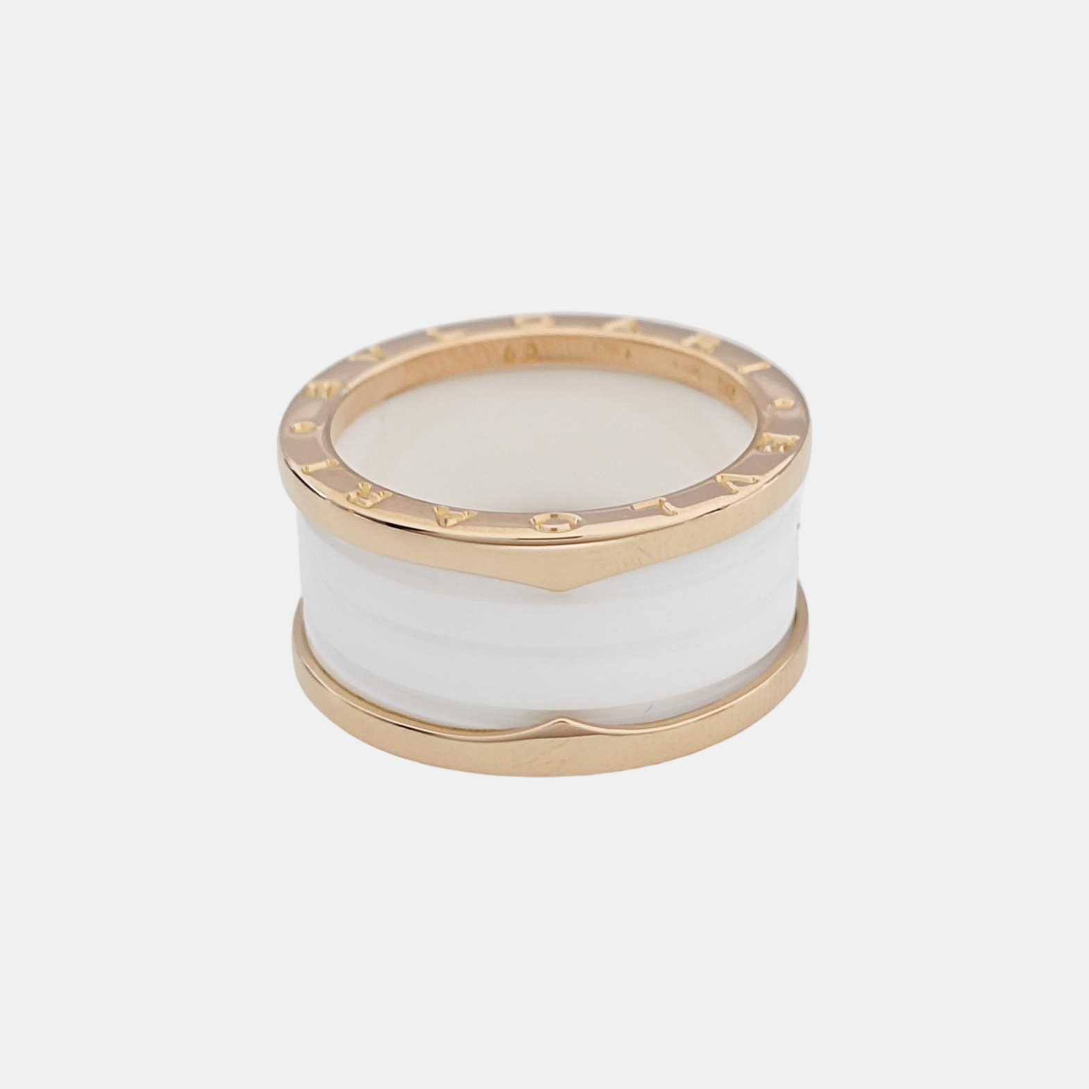 Anillo B.ZERO1 de oro rosa de 18k UE 60