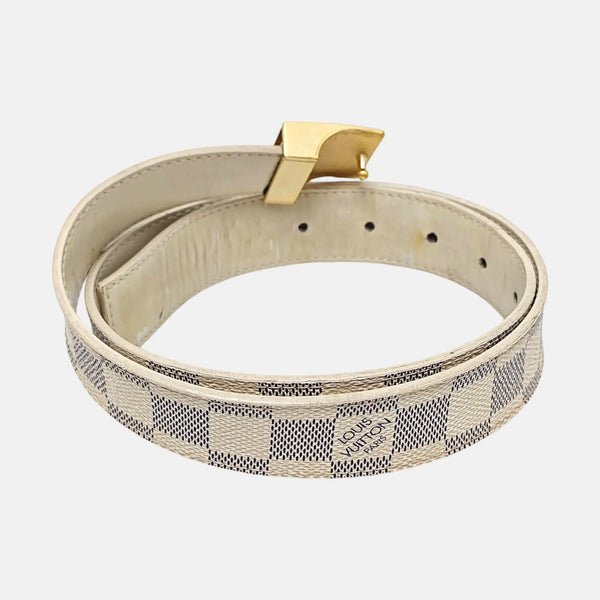 Leather Belt White