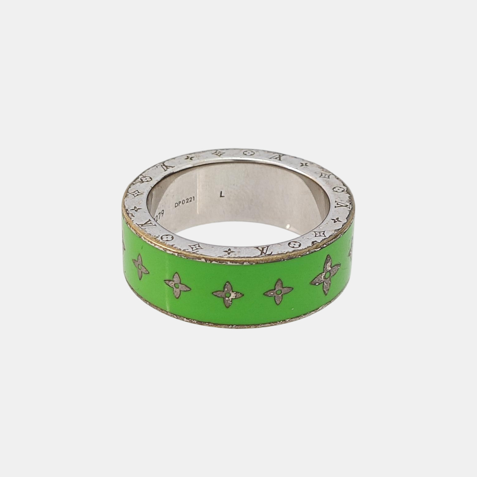 Metal Green Ring EU 61