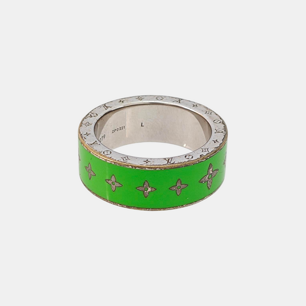 Metal Green Ring EU 61