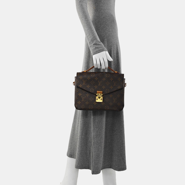 Lona Revestida Monogram marrón Métis MM