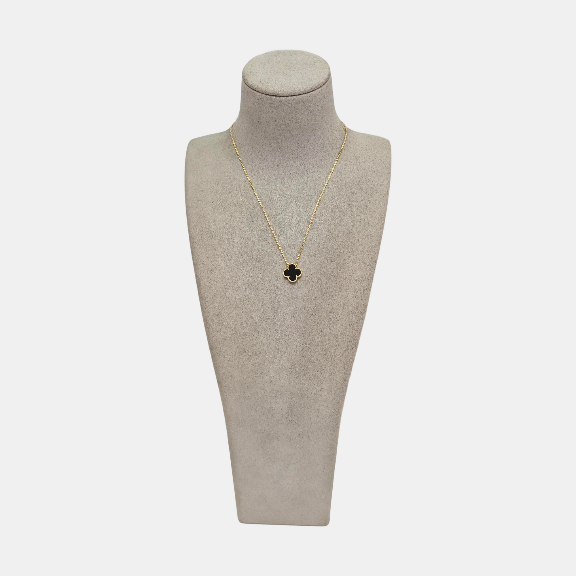 Vintage Alhambra 18k Gold Necklace