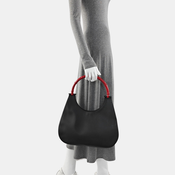 Special Material Shoulder Bag Black