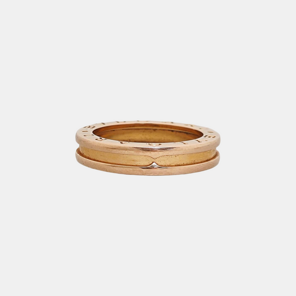 B.ZERO1 18k Rose Gold Ring EU 56