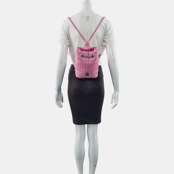 Lola Mini Quilted Lambskin Pink