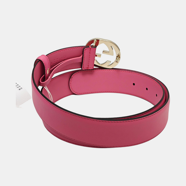 Leather Belt Red