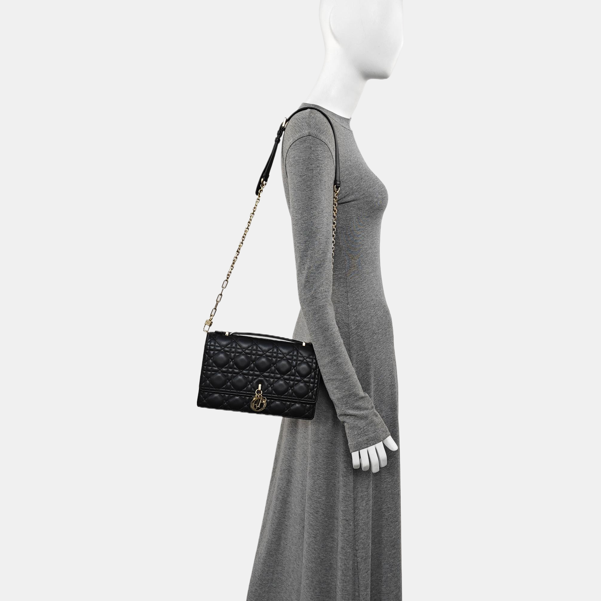 My Dior Cannage Lambskin Black