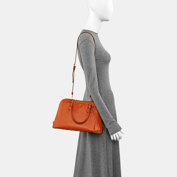Promenade Saffiano Calfskin Orange