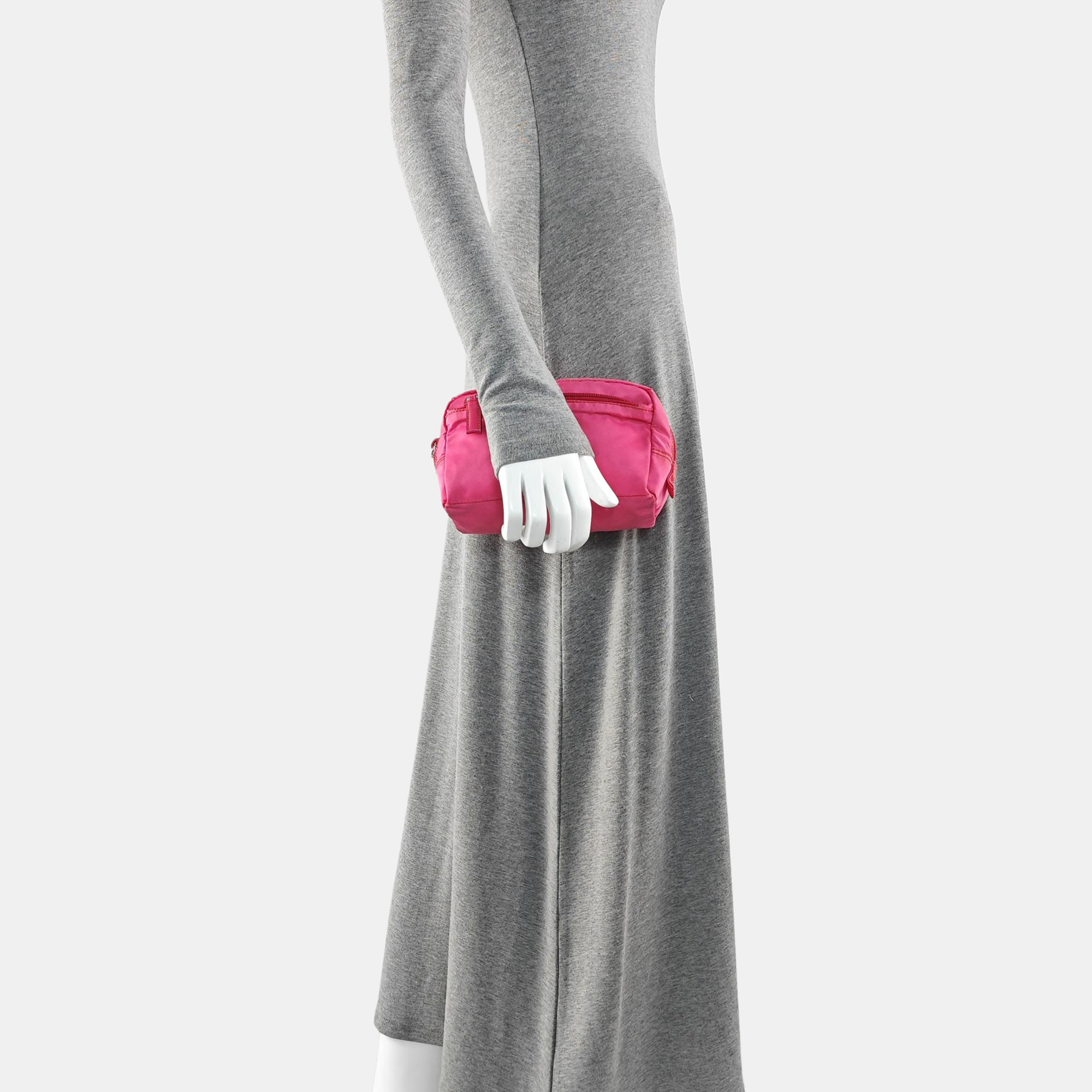 Fabric Clutch Red