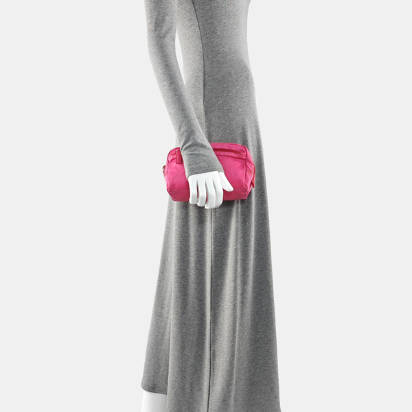 Fabric Clutch Red