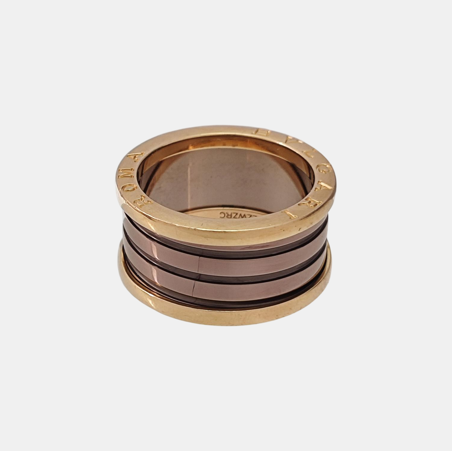 B.ZERO1 18k Rose Gold Ring EU 60