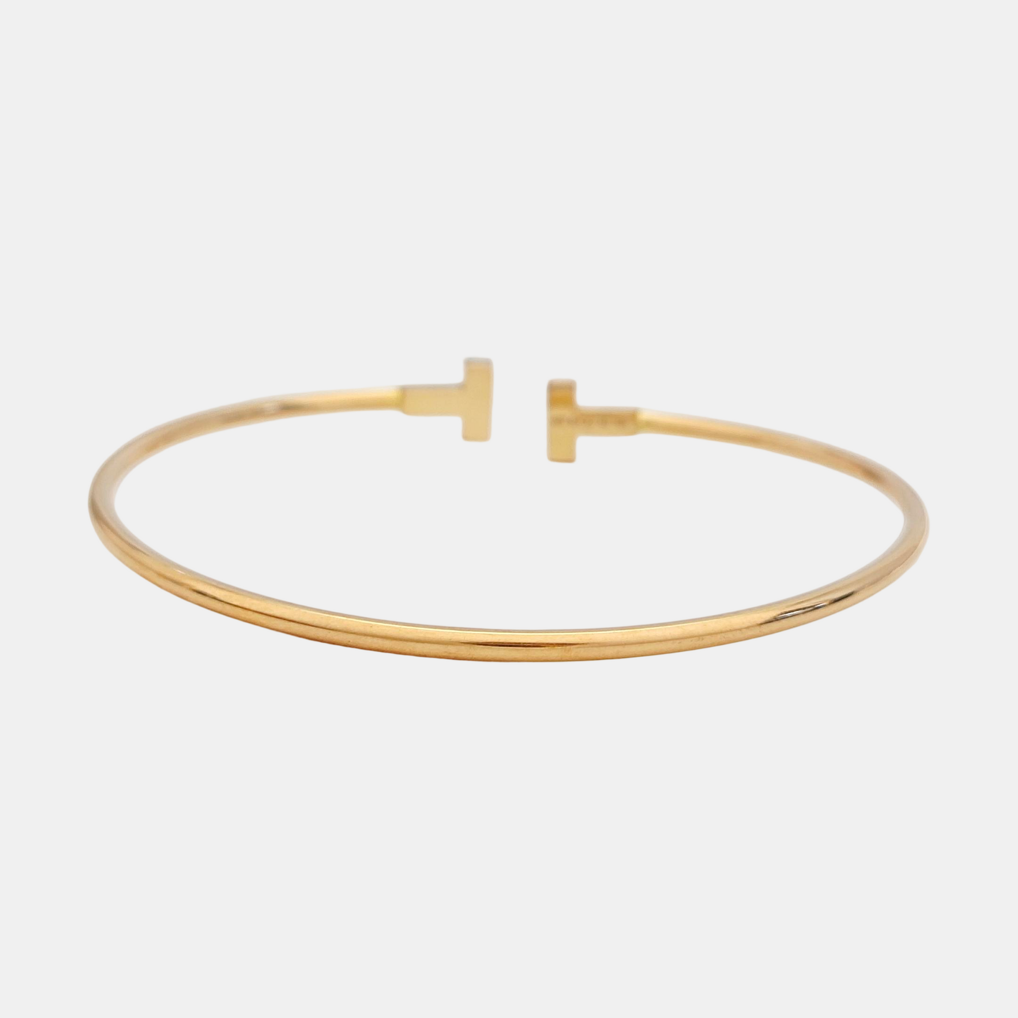 Tiffany T 18k Rose Gold Bangle
