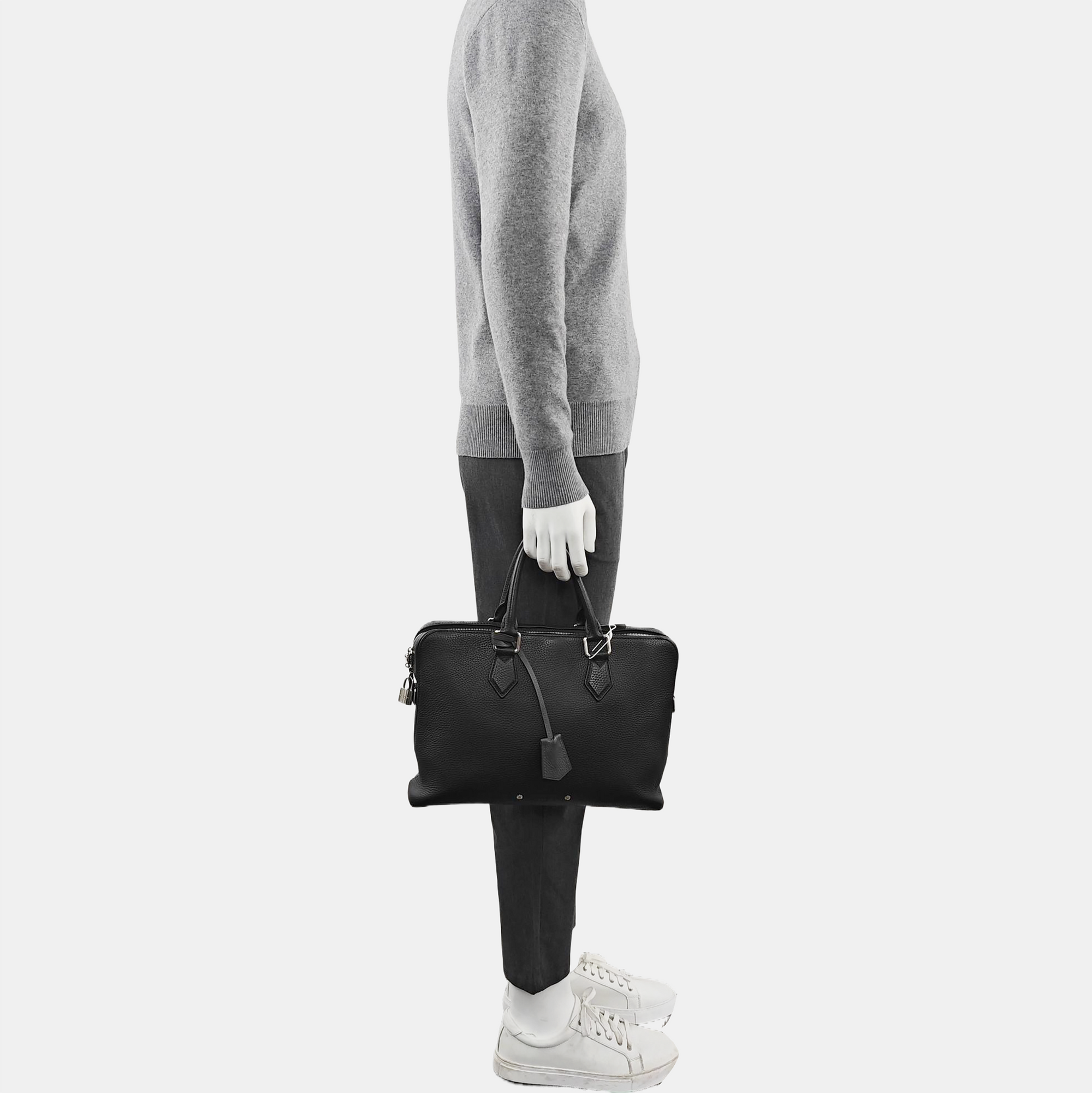 PORTE-DOCUMENTS PM Calfskin Black