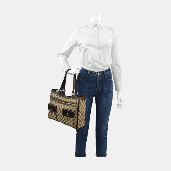 GG Imprime Monogram Canvas Beige