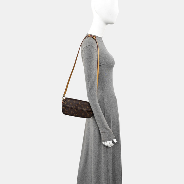 IVY Monogram Coated Canvas Brown