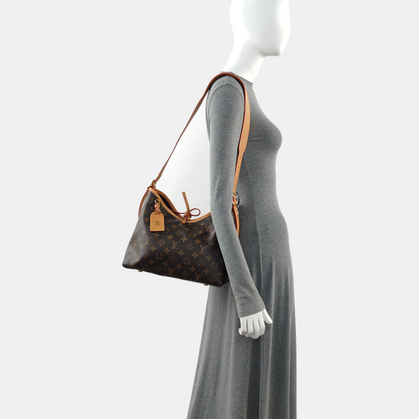 CARRYALL PM Monogram Coated Canvas Brown
