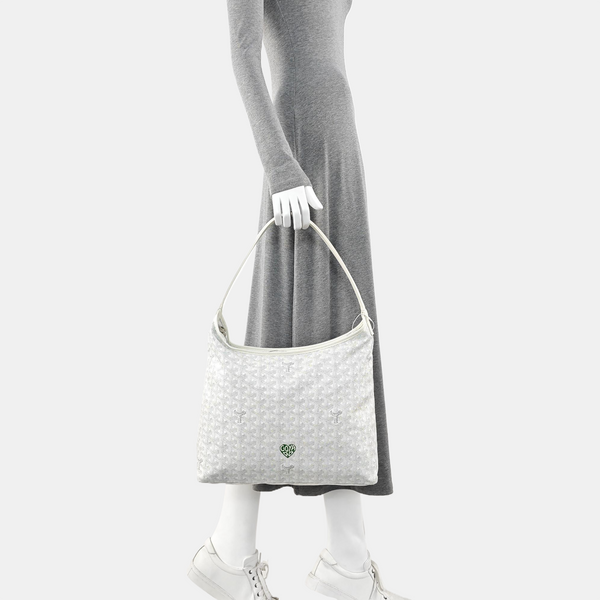 Hobo Coated Canvas White