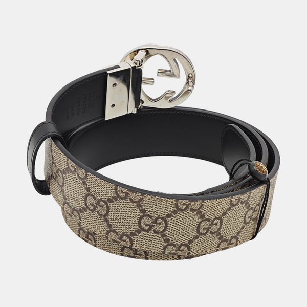 Leather Belt Beige