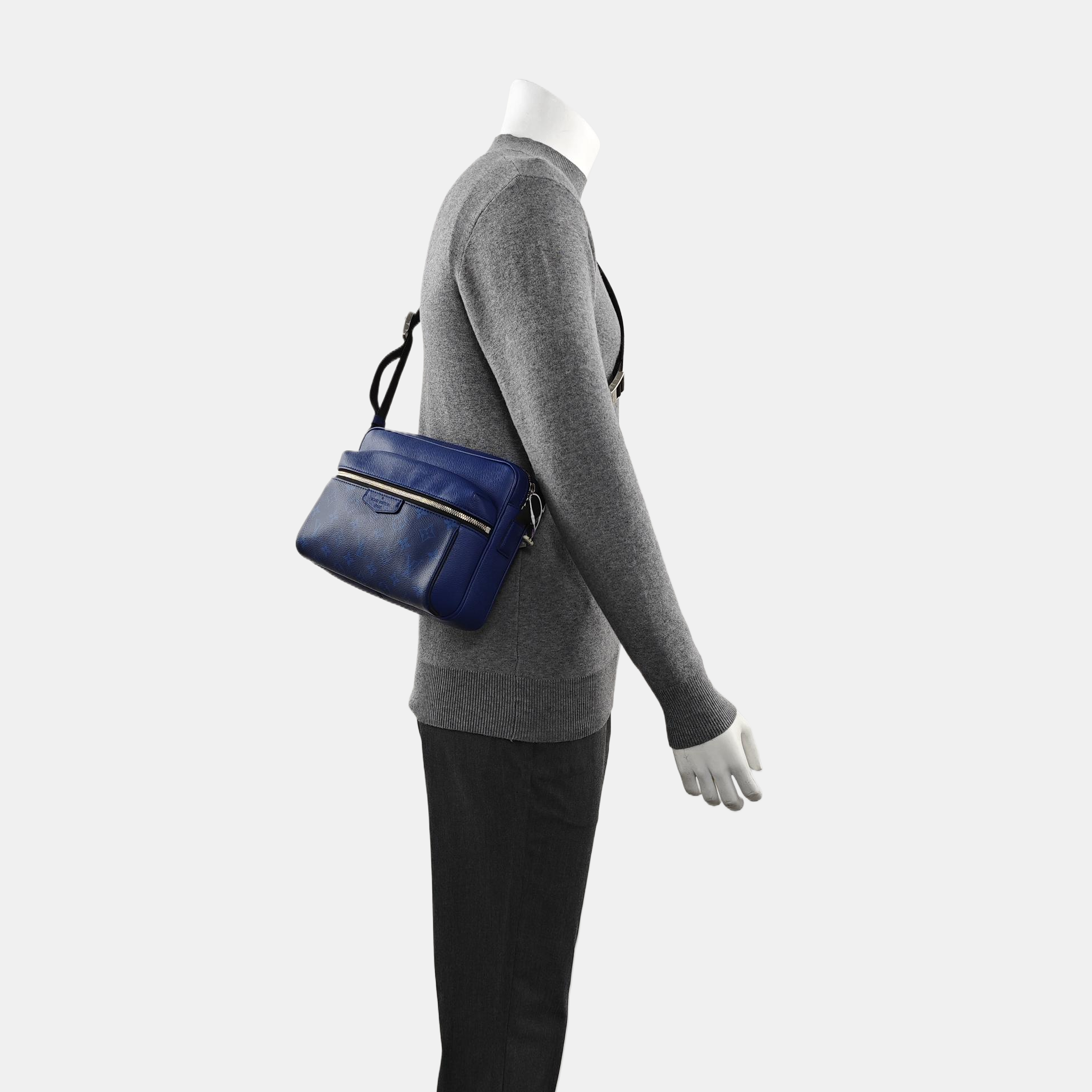 OUTDOOR PM Monogram Coated Canvas Blue