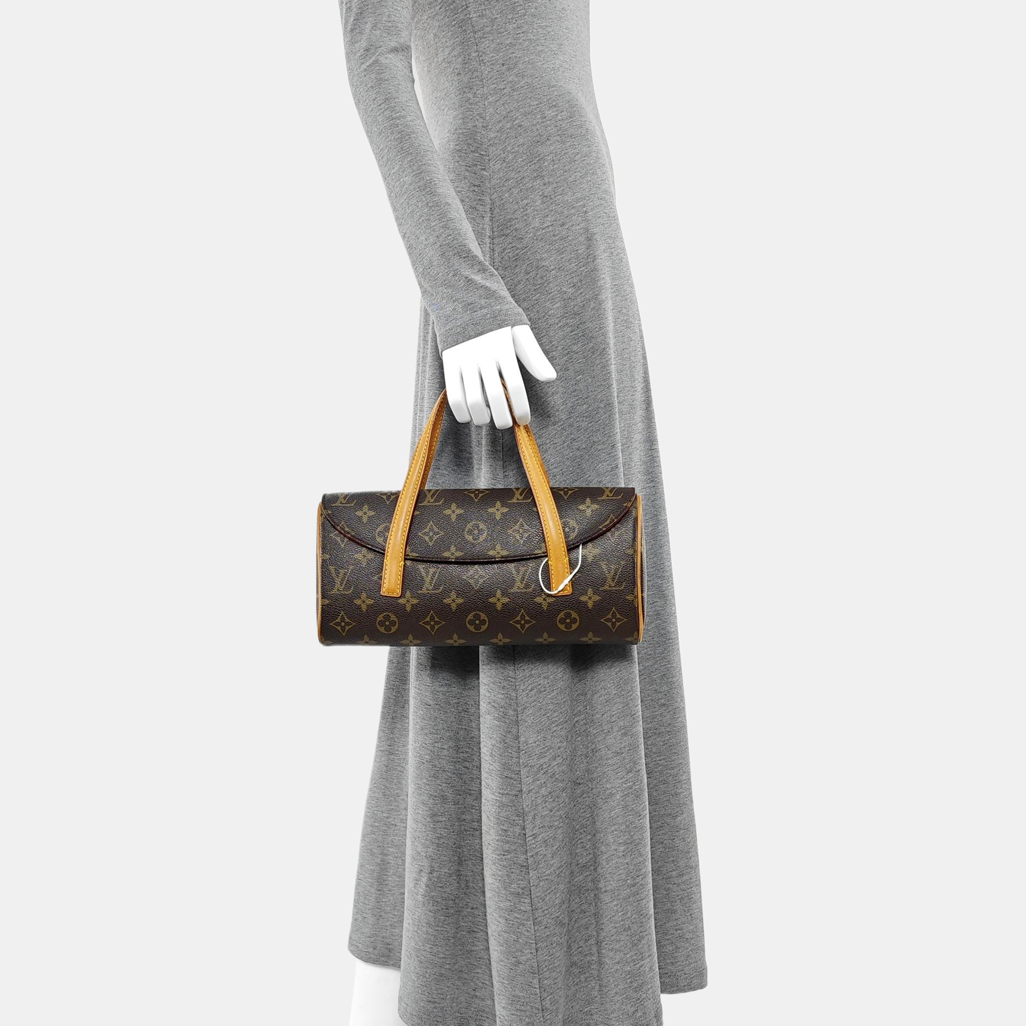 SONATINE Monogram Coated Canvas Brown