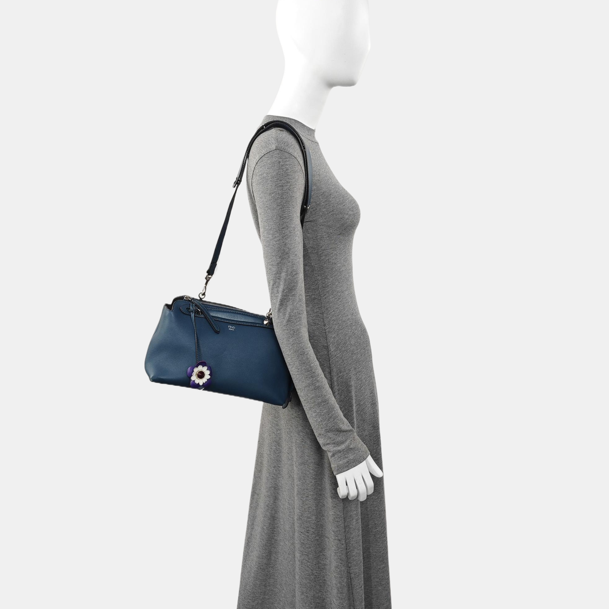 By The Way Medium Calfskin Blue