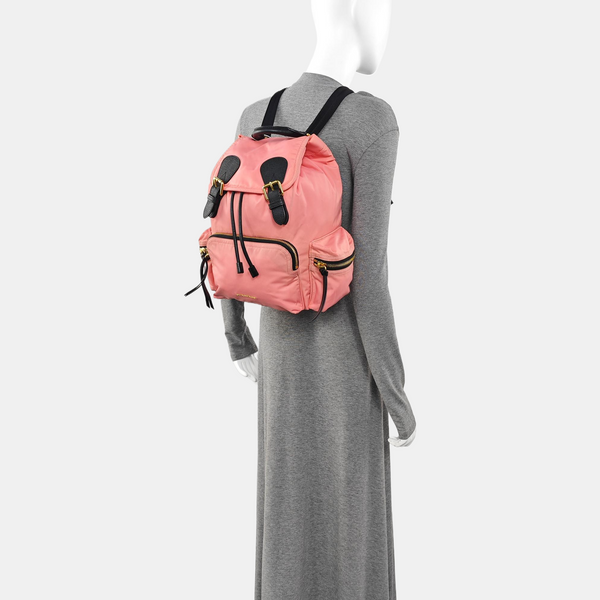 The Rucksack Medium Nylon Pink