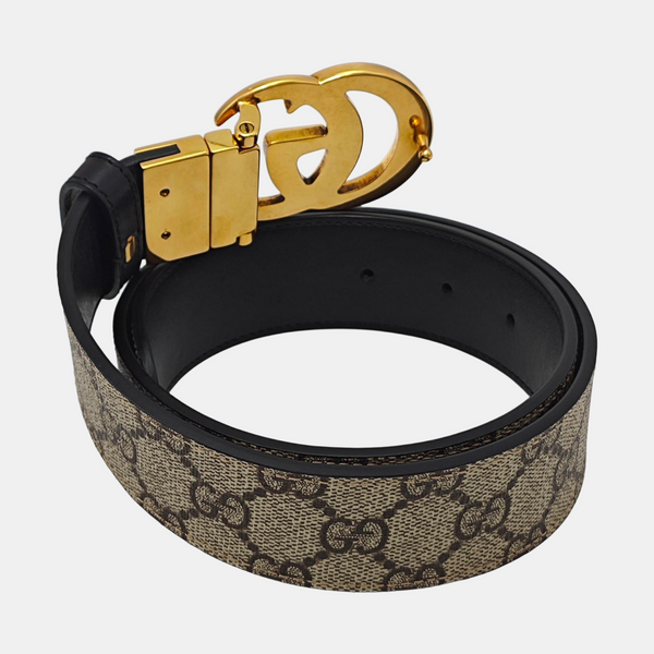 Leather Belt Beige