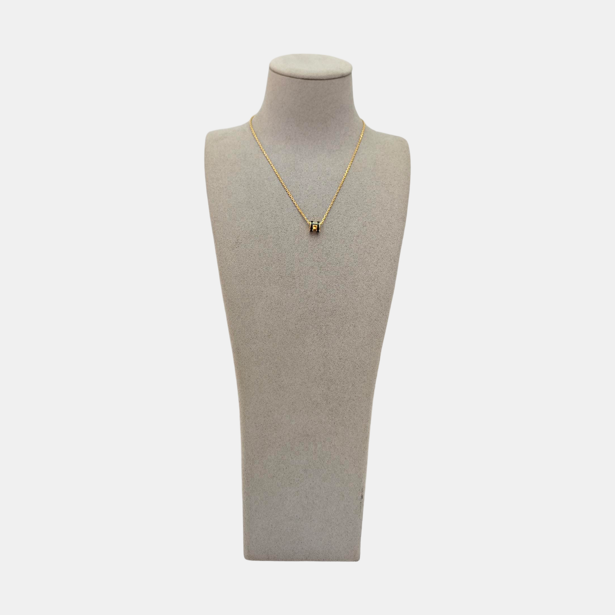 Pop H Metal Gold Necklace