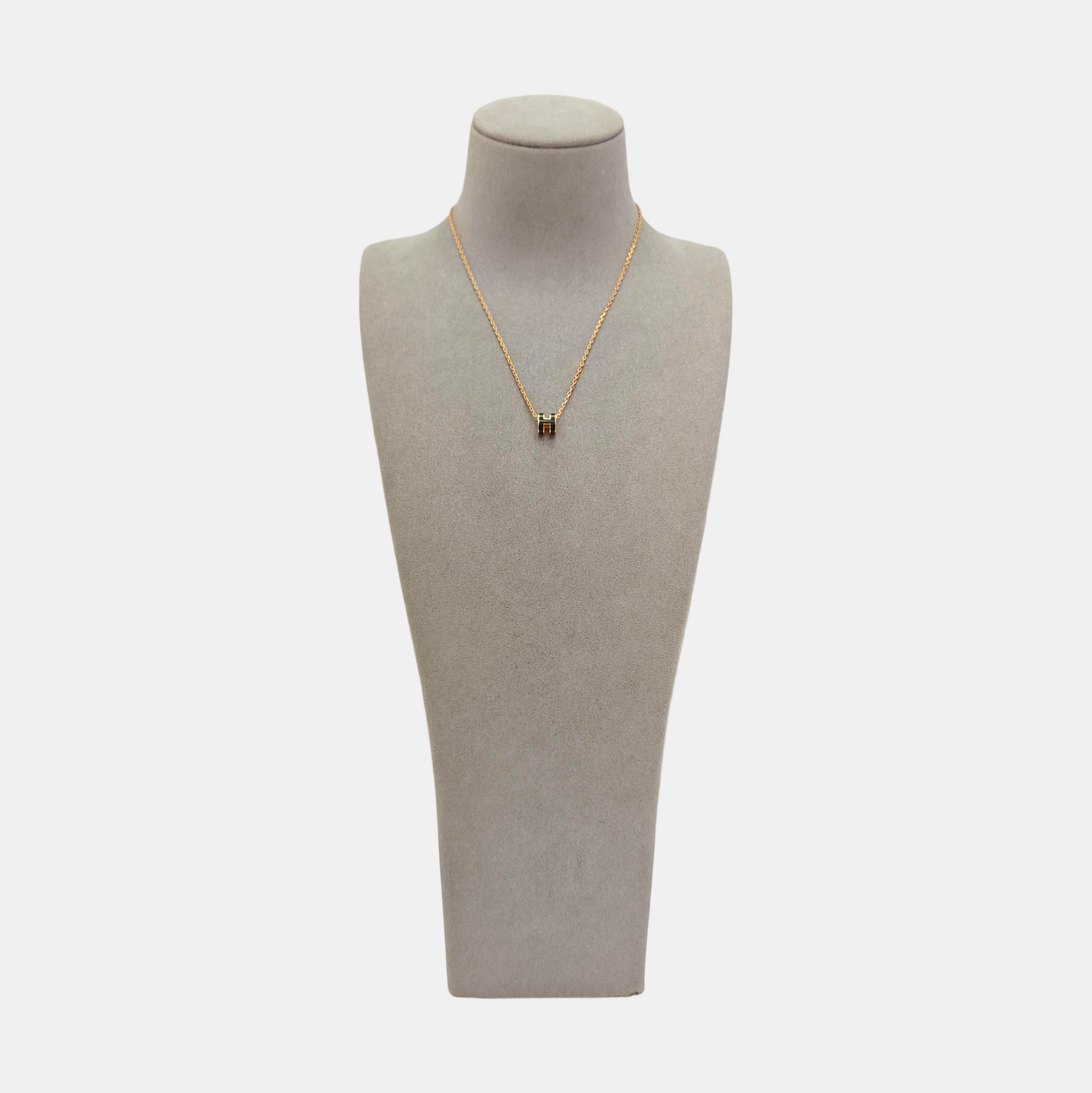 Pop H Metal Rose Gold Necklace