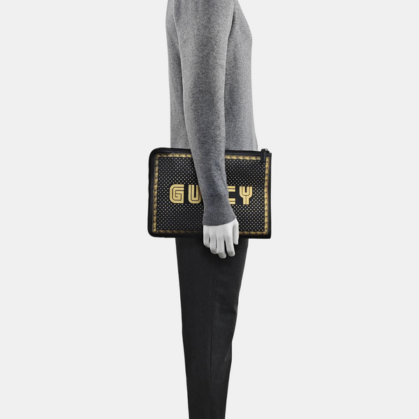 Gucci X Sega Calfskin Black
