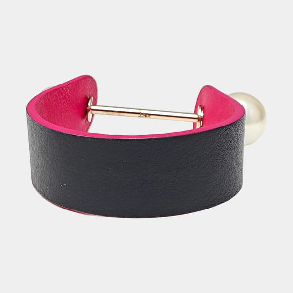 Cruise Leather Blue Bangle