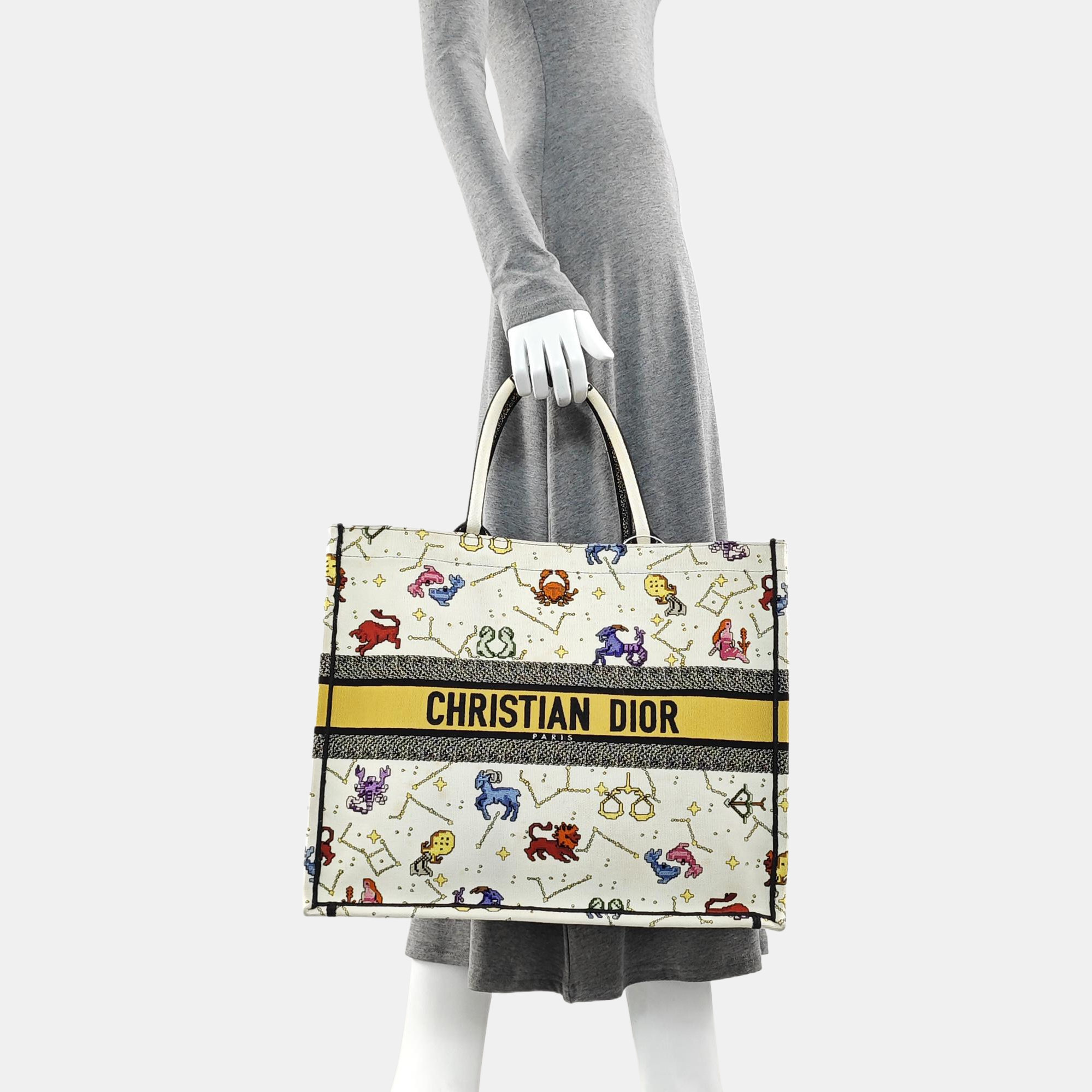 Book Tote Large Canvas White