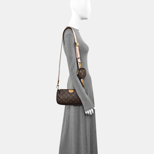 MULTI Monogram Coated Canvas Brown