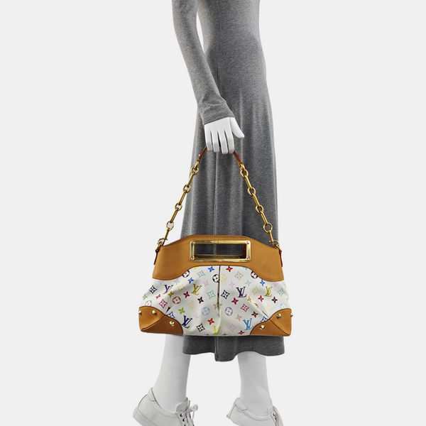 LV × TM JUDY MM Monogram Coated Canvas White