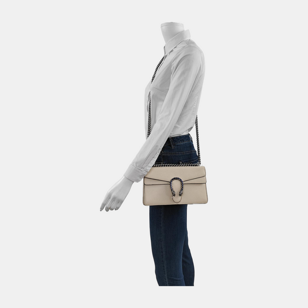 Dionysus Small Calfskin White