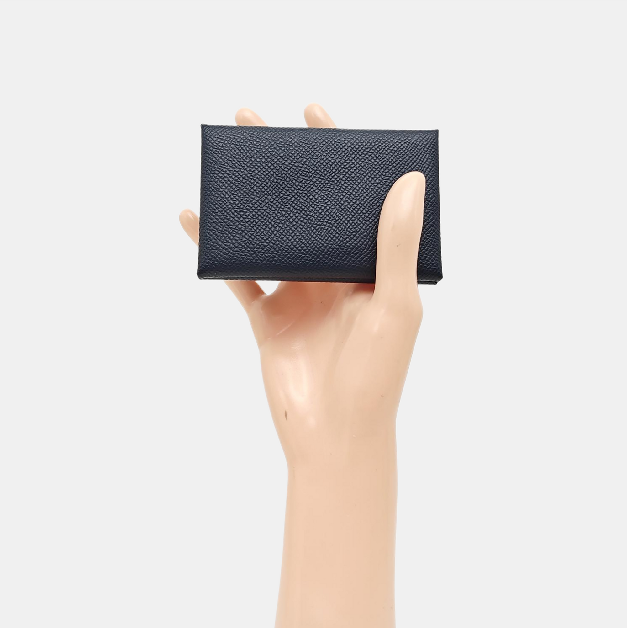 Calvi Epsom Blue Card Holder