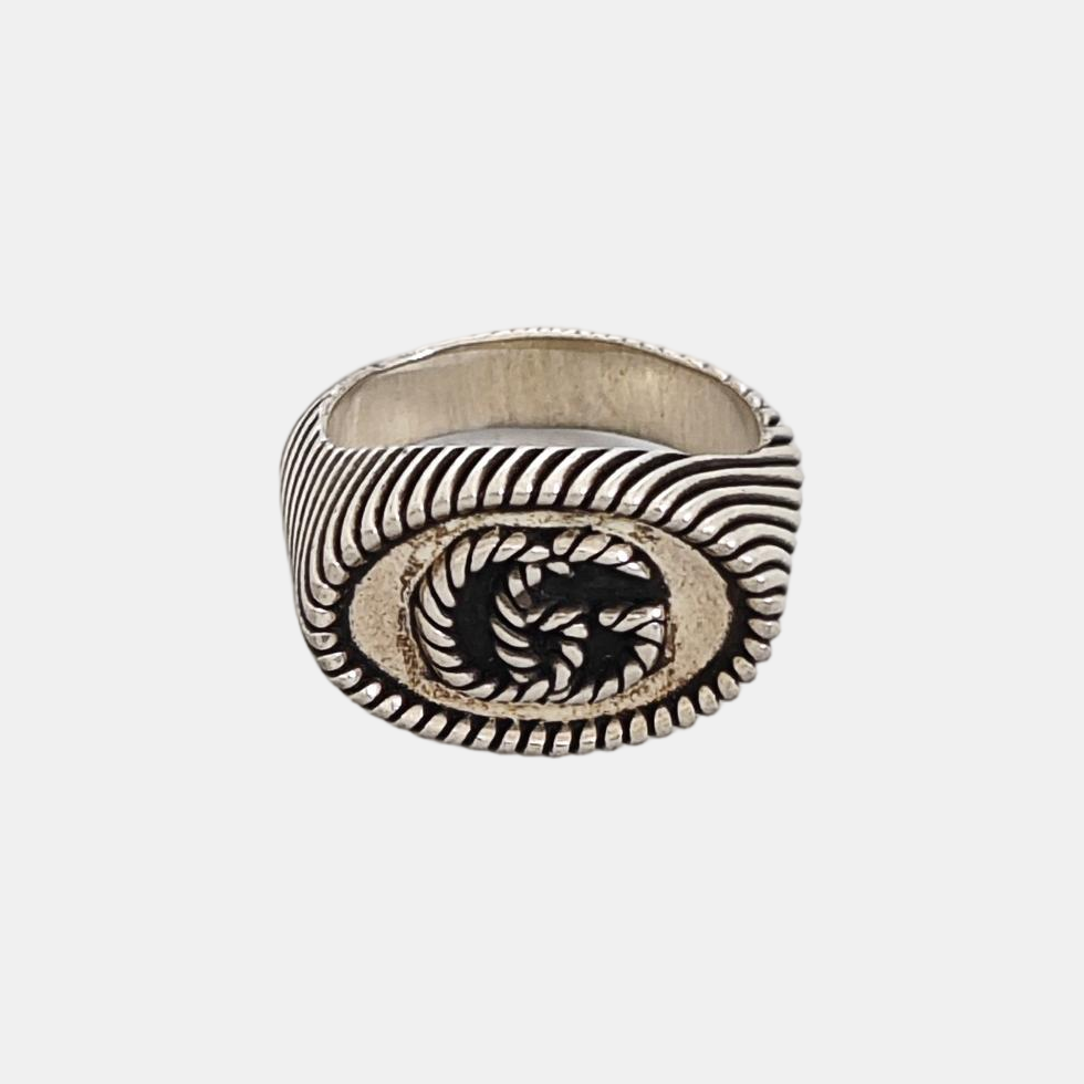 GG Running 925 Sterling Silver Ring EU 52